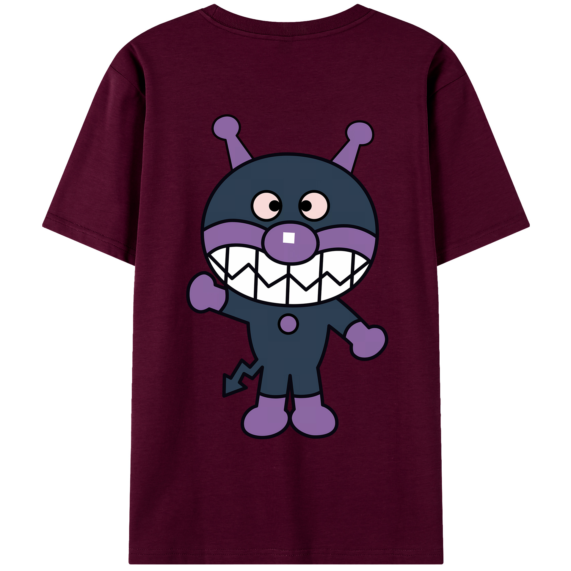 （画像用） アンパンマン Anpanman レディース半袖Tシャツ(バックプリント)